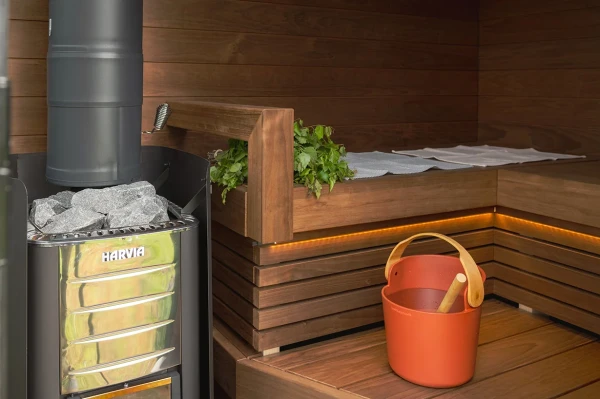 Harvia M3 Vedeldade bastuaggregat miljöbild